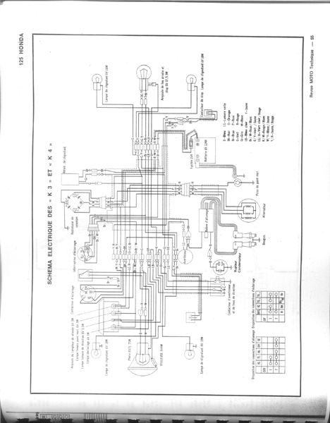 Schema electrique cb 500 four
